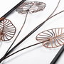 Wallity Strawberry 2 Escultura de pared de metal multicolor